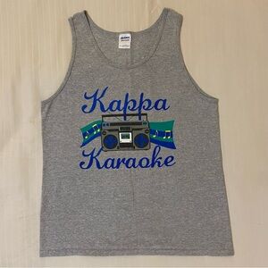 Kappa Karaoke tank top greek life sz M 🔱📻😎💃🏻🕺